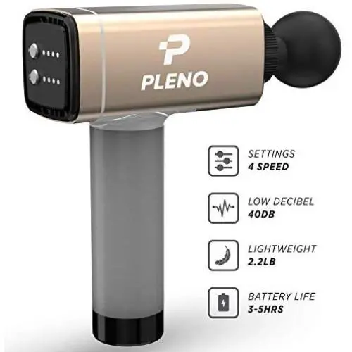 Professional Deep Tissue Massage Gun, Muscle Stimulation, Deep Kneading Massage for Back, Scar Tissue, Neck, Foot, Leg, Knot, Thigh, Hip, Portable Electric Pain Relief (Pleno) Professional Deep Tissue Massage Gun, Muscle Stimulation, Deep Kneading Massage for Back, Scar Tissue, Neck, Foot, Leg, Knot, Thigh, Hip, Portable Electric Pain Relief (Pleno)