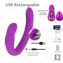 NVXYP Remote Double-Head Vìbrǎtòr,10 Frequency Waterproof Mute Stick Màssàgèr for Female Sǎme-Sex