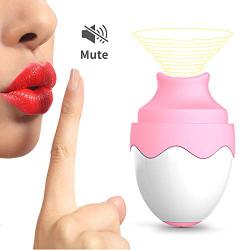 Clitorial Toy for Women Bullet Sucking and Licking Rechargeable Toes Oral Tongue Simulator G Spotter Stimulator Adullt Toys for Female Thrusting Waterproof Vibator Six Toys for Couple