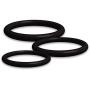 Cock Rings (Set Of 3) RockOut Sex Toys-Bigger Stronger Erections-Fuller Orgasms Prevent Premature Ejaculation-Medical Grade Silicone Penis Rings