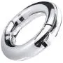 YQYAH Male Stainless Steel Penis Cock Ring Enhancer Ring Testes Weight Bearing Mens Metal Device Toys Sex Toys for Men,S