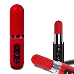 YUXINGER Multispeed Lipstick Bullet Víbrátór USB Rechargeable Travel Mini Massager for Women - Pink