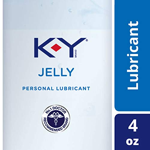 K-Y Jelly Personal Lubricant 20 oz (5 Bottles x 4 oz), Premium Water Based Lube For Men, Women & Couples, Pack of 5