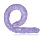 CHAODIAO 21.56 inch Double-Ended Realistic Rubber Shaft Super Soft Purple Plug Toy Dildɔs Beginner Super Long Relaxing Massage Stick Real Feeling