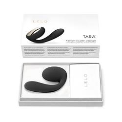 LELO Tara Luxury Rotating and Vibrating Couples Massager, Waterproof, Black