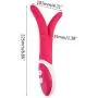 O-GAME Waterproof Vibrarator G-s Rechargable Massager Multi-Speed Silicone Dual Motors Vibrantors Toy for Women Couple