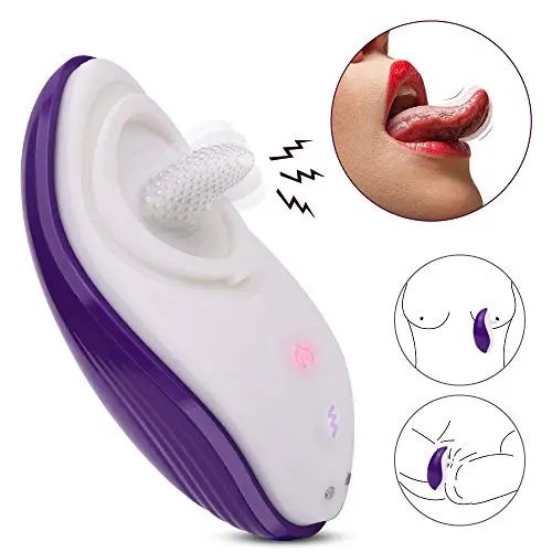 Adorime Clitoral Stimulator with Tongue Vibrator, Powerful Multi Speed Clit Vibrator with Heatable Silicone Tongue for Clitoris and Nipples Stimulation, Sturdy Oval Case, Removable Silicone Rim Adorime Clitoral Stimulator with Tongue Vibrator, Powerful Multi Speed Clit Vibrator with Heatable Silicone Tongue for Clitoris and Nipples Stimulation, Sturdy Oval Case, Removable Silicone Rim