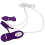 Waterproof Vibrators Sex-Toys for Women Vibrating Nipple Clamps 10 Frequency Women Nipple Vibrator Breast Massage,United King,Purple HLPXA TSHIRT