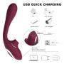 Powerful Clitorial stimulating with 10 Suction Modes + 10 Vibration Pattern stimulating Toy for Female,can USB Rechargeable Waterproof G Spots masseger for Women Suction 100% Secret Packing