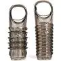 JunRP 2Pcs/Set Silicone Reusable Pênnís Sleeve Flexible Gláns Sleeve Pênnís Enlargement Extender Delay Éjaculation Ring for Men - Brown