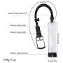 Women Relaxing Male Penis Pump, Enlarger Enlargement Bigger Sleeve Growth Enhancer Extender for Men Penisgrowth Pump Penisextender Length Device for Men