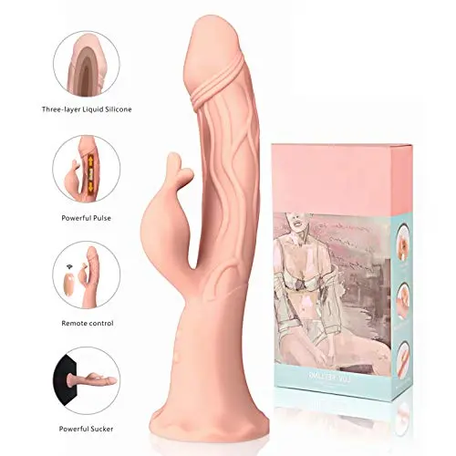 G Spot Rabbit Vibrator for Women,Realistic Dildo Clit Stimulator Waterproof Rechargeable with 10 Powerful Vibration Modes G Spot Rabbit Vibrator for Women,Realistic Dildo Clit Stimulator Waterproof Rechargeable with 10 Powerful Vibration Modes