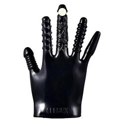 Premium Quality Adult Love Massage Magic Vibrating Gloves for Party Couples Black