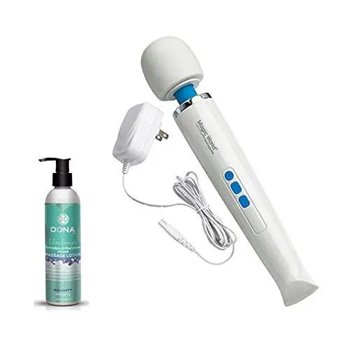 New Magic Wand Rechargeable Cordless Wand Massager Kit Includes Massaging Lotion 8oz New Magic Wand Rechargeable Cordless Wand Massager Kit Includes Massaging Lotion 8oz