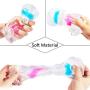 Male Masturbator Crystal Pocket Pussy Male Sex Toys Realistic Textured Vagina Masturbation for Man Free Your Hands 3D Masturbators with 2 Cock Rings