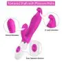 G Spot Dildo Vibrator for Women Beginners with Dual Motor 30 Vibration Modes, PALOQUETH Personal Bunny Rabbit Vibrator Adult Sex Toy with Curved Tip for Precise Pleasure, Quiet Waterproof
