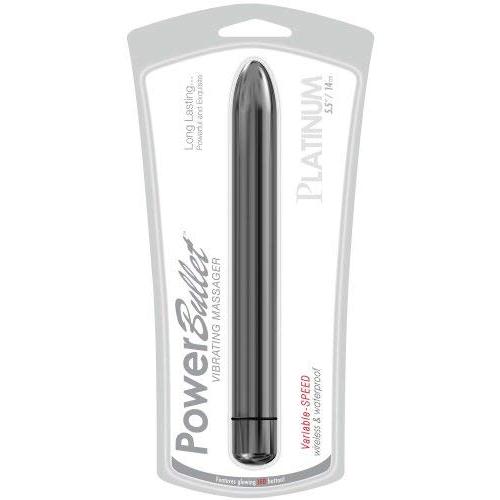 PowerBullet Platinum Variable-Speed Wireless Waterproof Bullet, 13.5 cm X 1.7 cm