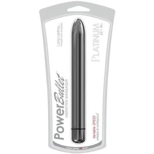 PowerBullet Platinum Variable-Speed Wireless Waterproof Bullet, 13.5 cm X 1.7 cm PowerBullet Platinum Variable-Speed Wireless Waterproof Bullet, 13.5 cm X 1.7 cm