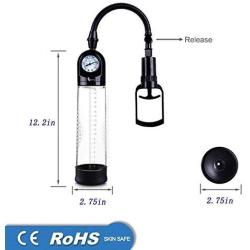 RSOIRS 12inch Tshirt Realistic Pénisgrowth Pump Vacuum Pump Pênīs Exerciser for Stronger Bigger