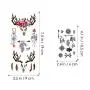 Temporary Tattoos, NICEAUTY Small Temporary Tattoo 24 sheets Fake Tattoos Waterproof Multicolored Mixed Style Body Sticker Hand Neck Wrist Art Fashion Temporary Tattoo for Women, Girls