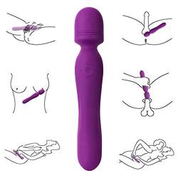 G Spot Vibrator Dildo Clitoral Vagina Vibrating Stimulation with 2 Motors 25 Vibration, Ridmii Waterproof Anal Vibrators Prostate Massager Stimulator Adult Sex Toys for Men Women Couples Rechargeable