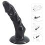 Romi Realistic Dildo 7.87 Inch PVC Novelty Animal Penis Waterproof Sex Toy with Dog Cock for Men and Women