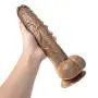 ZLBF 11.4 Inch Brown Suction Dillo Realistic Toys -angoopp ZLBF 11.4 Inch Brown Suction Dillo Realistic Toys -angoopp
