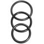 SPORTSHEETS - SEX & MISCHIEF: Rubber Cock Rings - Male Extenders Set (3 pack)