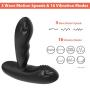 Male Prostate Massager with Finger-Like Wave Motion 16 Vibration Modes for P-sot Stimulation, PALOQUETH Heating Adult Anal Sex Toy P-Spot Vibrator Rechargeable Vibrating Butt Plug Stimulator for Men