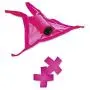 Pipedream Neon Vibrating Crotchless Panty & Pasties Set, Pink Pipedream Neon Vibrating Crotchless Panty & Pasties Set, Pink