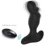 Vibrating Prostate Massager Anal Sex Toys-Pelepas Wireless Rechangeable Waterproof Silicone G-spot and P-spot Vibrator for Men Women and Couple