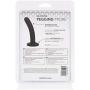 CalExotics Silicone Pegging Probe - Silicone Butt Plug With Suction Cup Base - Waterproof Anal Fetish Sex Toys for Couples - Black