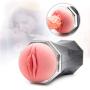 CXNTUY Electric Smart USB Rechargeable Headset Deep Sucking Male Massager Toys Automatic Telescopic for Male Tshirt,