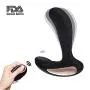 Prostate Massager, Remote Anal Butt Plug Vibrator for Men, Rechargeable P-Spot Stimulator Toy Beginner, 12 Stronger Vibrating Speeds, Waterproof Silicone & 3.9 in Perfect Size Prostate Massager, Remote Anal Butt Plug Vibrator for Men, Rechargeable P-Spot Stimulator Toy Beginner, 12 Stronger Vibrating Speeds, Waterproof Silicone & 3.9 in Perfect Size