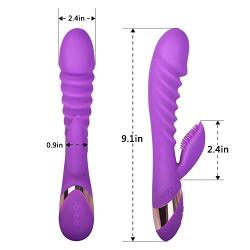 Cob G Spot Vibrator Rechargeable Dildo 12 Vibration Modes Clitoris Stimulator Handheld Wand Massager