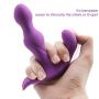 Prostate Massager, Anal Plug Sexual Vibrator with 2 Powerful Motors Multi Stimulation Modes for Men P-spot Anus and Womens’ Clitoris G-spot, Purple