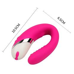 Portable Couple Vibrant Toy USB Rechargeable Silicone Waterproof U Type Speed G-Spotter for Women Couple