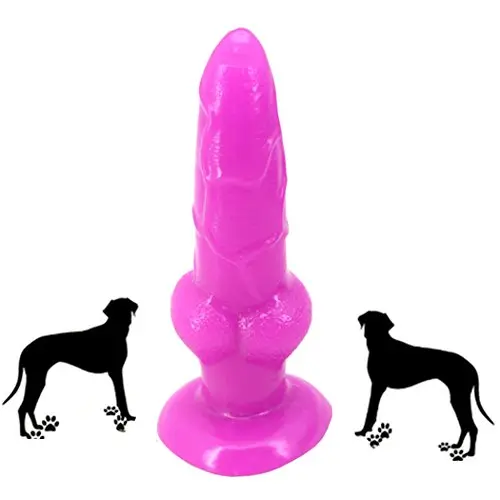 Romi Realistic Dildo Animal Dog Penis Waterproof Adult Toy Cock for Women(Purple) Romi Realistic Dildo Animal Dog Penis Waterproof Adult Toy Cock for Women(Purple)