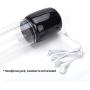 High Frequency Vibration Pēnīs Vacuum Air Pump Strong Sucking USB Charging Real Sounds Include Earplugs