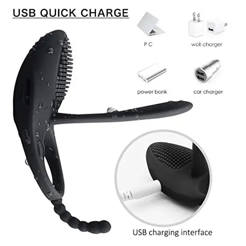 Vibrating for Pump-Massàger Ring Dual G Spotter, Full Silicone Clock Ring for Men Delay Ring Six Toys for Men Suckìng or Couple Waterproof T-shirt Vibrating for Pump-Massàger Ring Dual G Spotter, Full Silicone Clock Ring for Men Delay Ring Six Toys for Men Suckìng or Couple Waterproof T-shirt