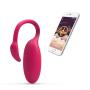 Cugap Bluetooth Remote Control Vibrator App Personal Intelligent Massage~Hot Red