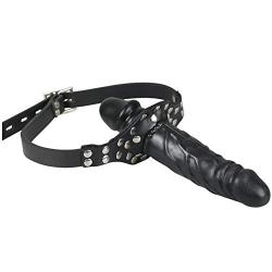 TTQQJJ 7.67 Inches Suction Strap On Role Play - Adjustable Wear Relax Rod Soft Big Huge Size Toy - Black - Gaozhonggaoyi3.1