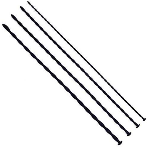 Luckybay Urethral Sounds Silicone Penis Plug Multi Beads Urethral Dilator 4 PCS Set (Beginner)