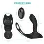 Heating Wireless Remote Male Prostate Massager 10 Frequencies Vibrator 3-in-1 with Penis Ring and Ball Loop, 2 Intense Motors Rechargeable Anal Sex Toys Waterproof G-Spot Butt Plug for Women Couples Heating Wireless Remote Male Prostate Massager 10 Frequencies Vibrator 3-in-1 with Penis Ring and Ball Loop, 2 Intense Motors Rechargeable Anal Sex Toys Waterproof G-Spot Butt Plug for Women Couples