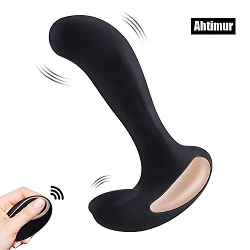 Prostate Massager, Remote Anal Butt Plug Vibrator for Men, Rechargeable P-Spot Stimulator Toy Beginner, 12 Stronger Vibrating Speeds, Waterproof Silicone & 3.9 in Perfect Size Prostate Massager, Remote Anal Butt Plug Vibrator for Men, Rechargeable P-Spot Stimulator Toy Beginner, 12 Stronger Vibrating Speeds, Waterproof Silicone & 3.9 in Perfect Size