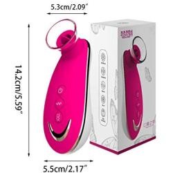 Ruiboyer Tongue Vibrate Toy Oral Tongue Simulator, 7 Frequency Vibrartor Wand, Multi Speed Sucking Toy for Female