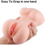 Male Masturbator,Lifelike Pocket Pussy with 3D Realistic Vagina Adult Male Sex Toy for Man Masturbation