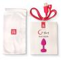 Gvibe Gplug Small Vibrating Butt Plug, Neon Rose