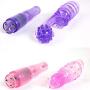 Masturbation Finger Vibrator Clit and G-spot Orgasm Squirt Massager Brush AV Vibrating Stick Sex Toys for Women Color Random