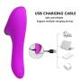 Clitoral Vibrator-Tongue Licking Vibrator with 10 Powerful Vibrations,Rechargeable,Soft Body-Safe Waterproof Silicone Sex Toys for Women Clit Stimulation